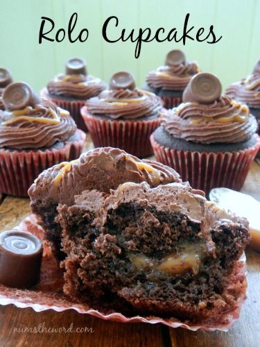 Rolo Cupcakes Rolo Cupcakes