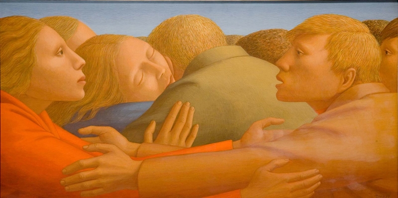George Clair Tooker 1920-2011 | American Magic Realist painter George Clair Tooker 1920-2011 | American Magic Realist painter