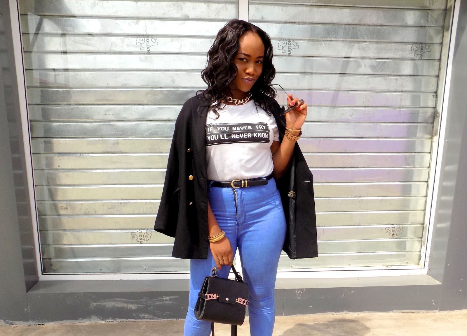 STYLING AN OVERSIZE BLAZER Lagos City Chic by Mary Edoro