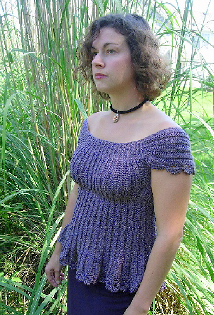 sleeveless top shirt crochet pattern