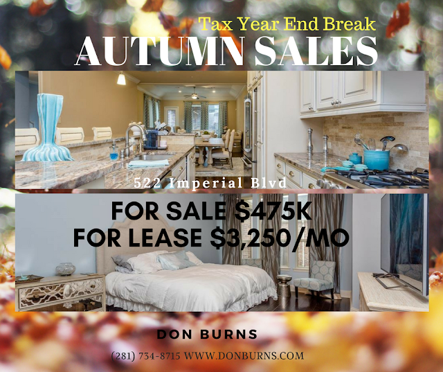 Autumn Sales! Year End Tax Breaks