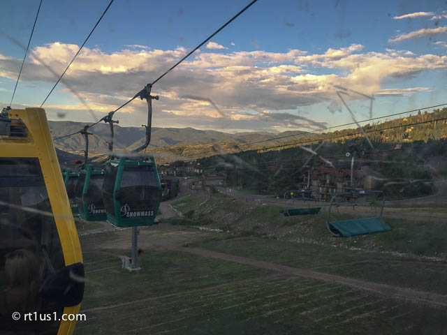 From the Gondola at Snowmass Village in the the Summer From the Gondola at Snowmass Village in the the Summer