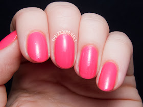 Serum No. 5 I Gleam In Pink via @chalkboardnails