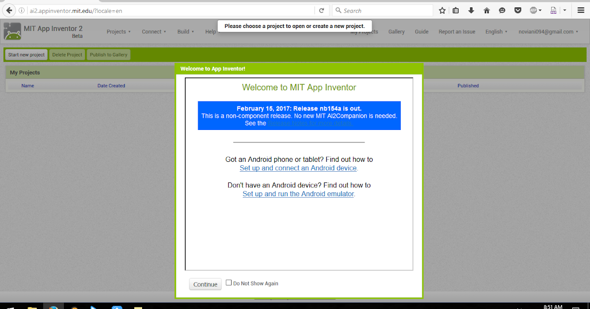Tutorial pembuatan aplikasi "Paint Pot" menggunakan App Inventor 2