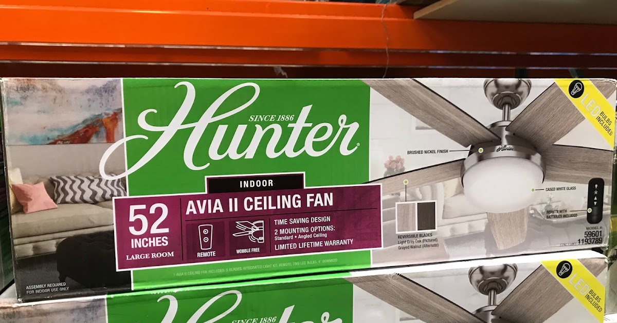 Hunter Avia Ii Ceiling Fan Costco Weekender