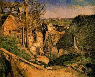 La casa del ahorcado en Auvers-sur-Oise, Paul Cézanne, 1873, óleo sobre lienzo, 55x66 cm, Museo de Orsay, París.
