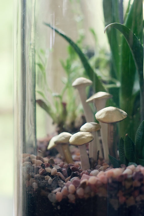 Craft Tutorials Galore at Crafterholic! Terrarium Mushrooms
