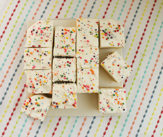 Food Lust People Love: When you are craving sugar cookies but can’t be bothered with rolling out dough and using cookie cutters, make frosted sugar cookie bars instead! They are super simple and are as pretty as they are tasty. Food Lust People Love: When you are craving sugar cookies but can’t be bothered with rolling out dough and using cookie cutters, make frosted sugar cookie bars instead! They are super simple and are as pretty as they are tasty.