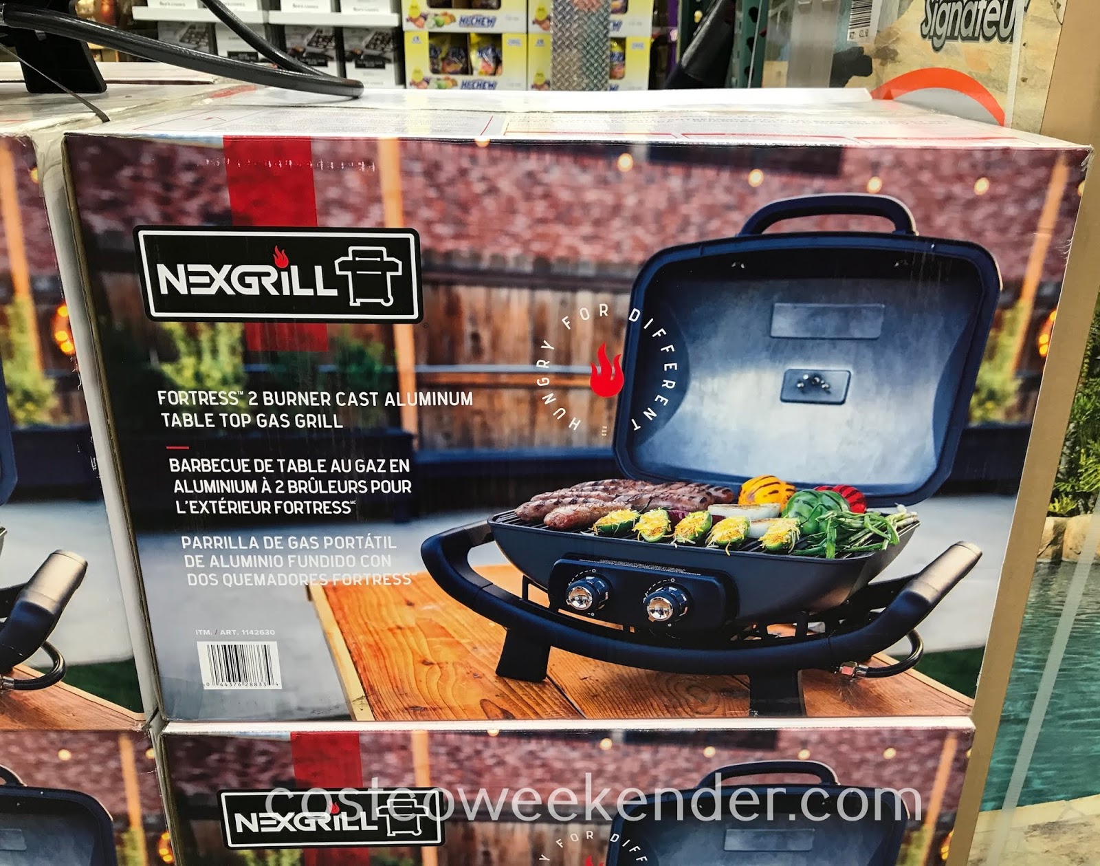 Nexgrill Fortress Cast Aluminum Table Top Gas Grill Costco Weekender