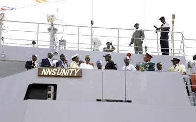 c Photos: President Buhari arrives Lagos for the commissioning of Nigerian Navy ships