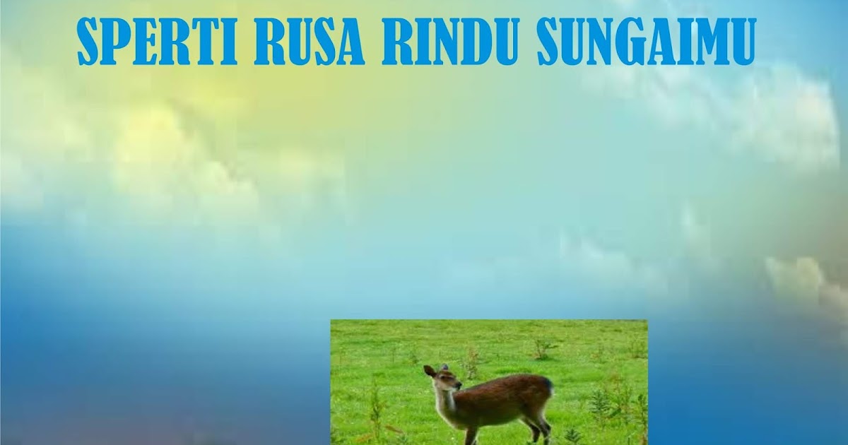 Chord Gitar Lagu Rohani Kristen Seperti Rusa Rindu Sungaimu Chord Gitar Lagu Rohani Kristen Seperti Rusa Rindu Sungaimu