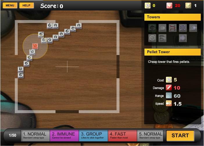 Fishsta's Retro Zone PC Desktop Tower Defence