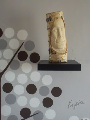 Rzeźba "Leśny ludek #5" Adrian Bienias Ethro