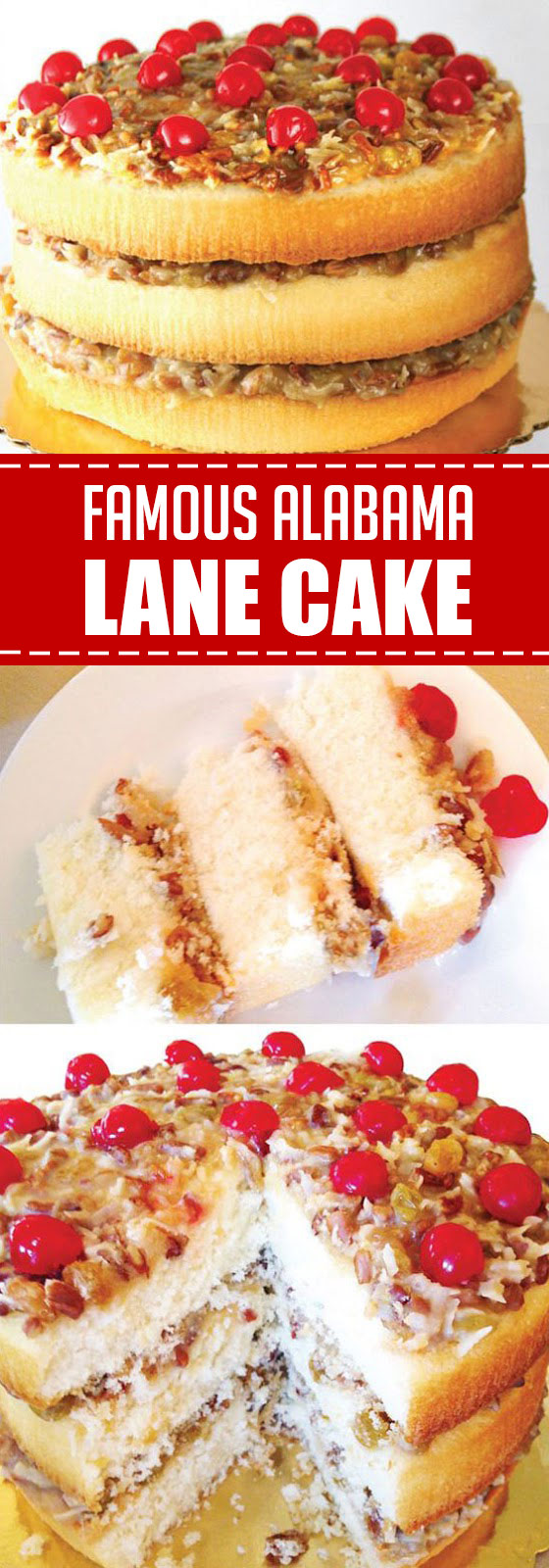 Famous Alabama Lane Cake dessert cake