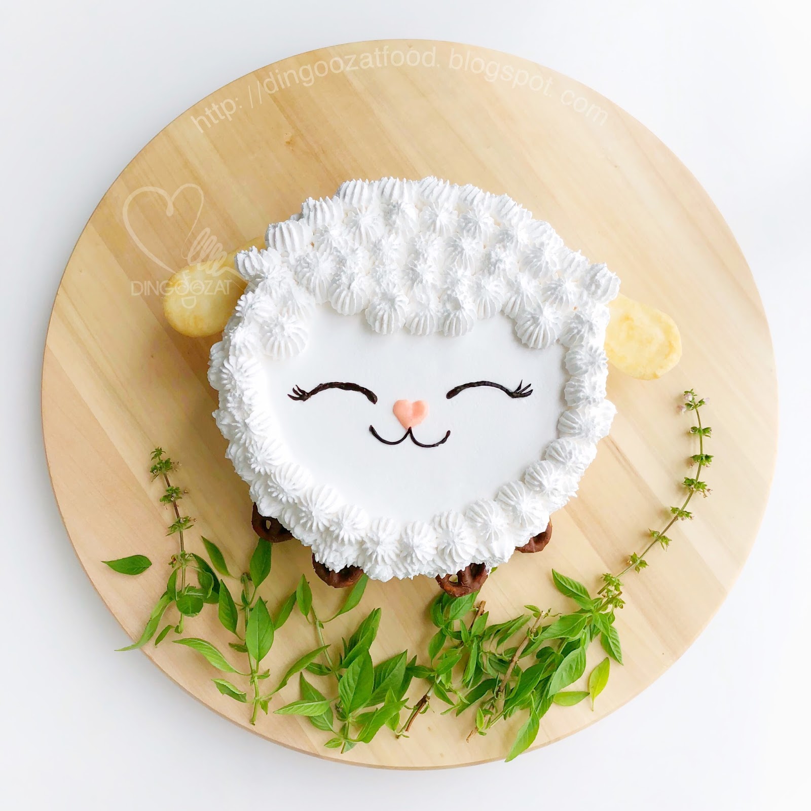 Miki's Food Archives Happy Sheep Birthday Cake