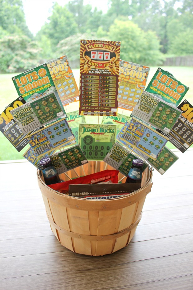 Buy > lottery ticket raffle basket > in stock