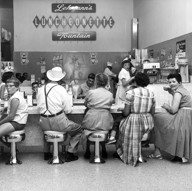 Lehmanns Luncheonette Kerrville, 1960s Lehmanns Luncheonette Kerrville, 1960s