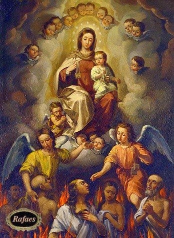 Sancta Mater Dei: ORACIÓN A LA VIRGEN DEL CARMEN POR LOS DIFUNTOS