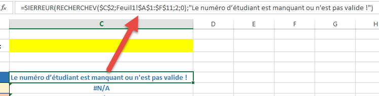 SIERREUR et RECHERCHV SIERREUR et RECHERCHV