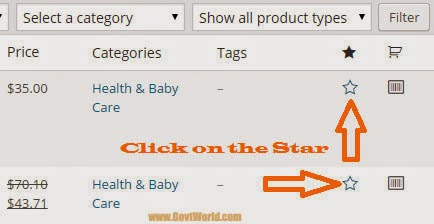 step 2 set featured products in woocommerce