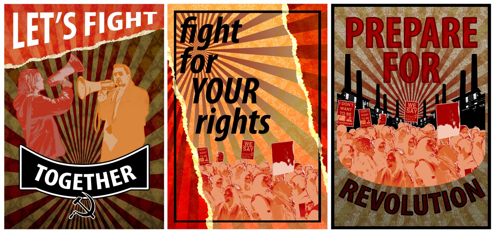 Luke Wilson Digital Portfolio Revolution Posters