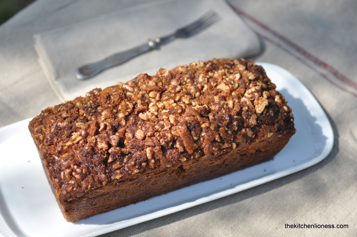 The Kitchen Lioness Teatime with Ottolenghi with Walnut & Halva Cake