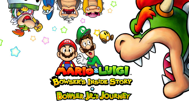 Mario & Luigi: Bowser's Inside Story + Bowser Jr.'s Journey boxart Mario & Luigi: Bowser's Inside Story + Bowser Jr.'s Journey box art Kamek Morton Roy