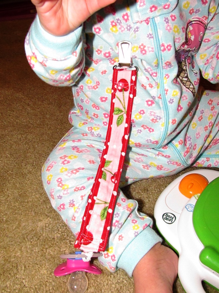 Homemade Sister Pacifier Clips