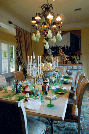 Dining Table Decorating Ideas, Orleans Dining Room Setup