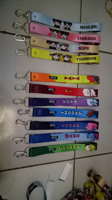 Pusat jual tali gantungan lanyard termurah di jakarta Tali gantungan lanyard kunci full colour