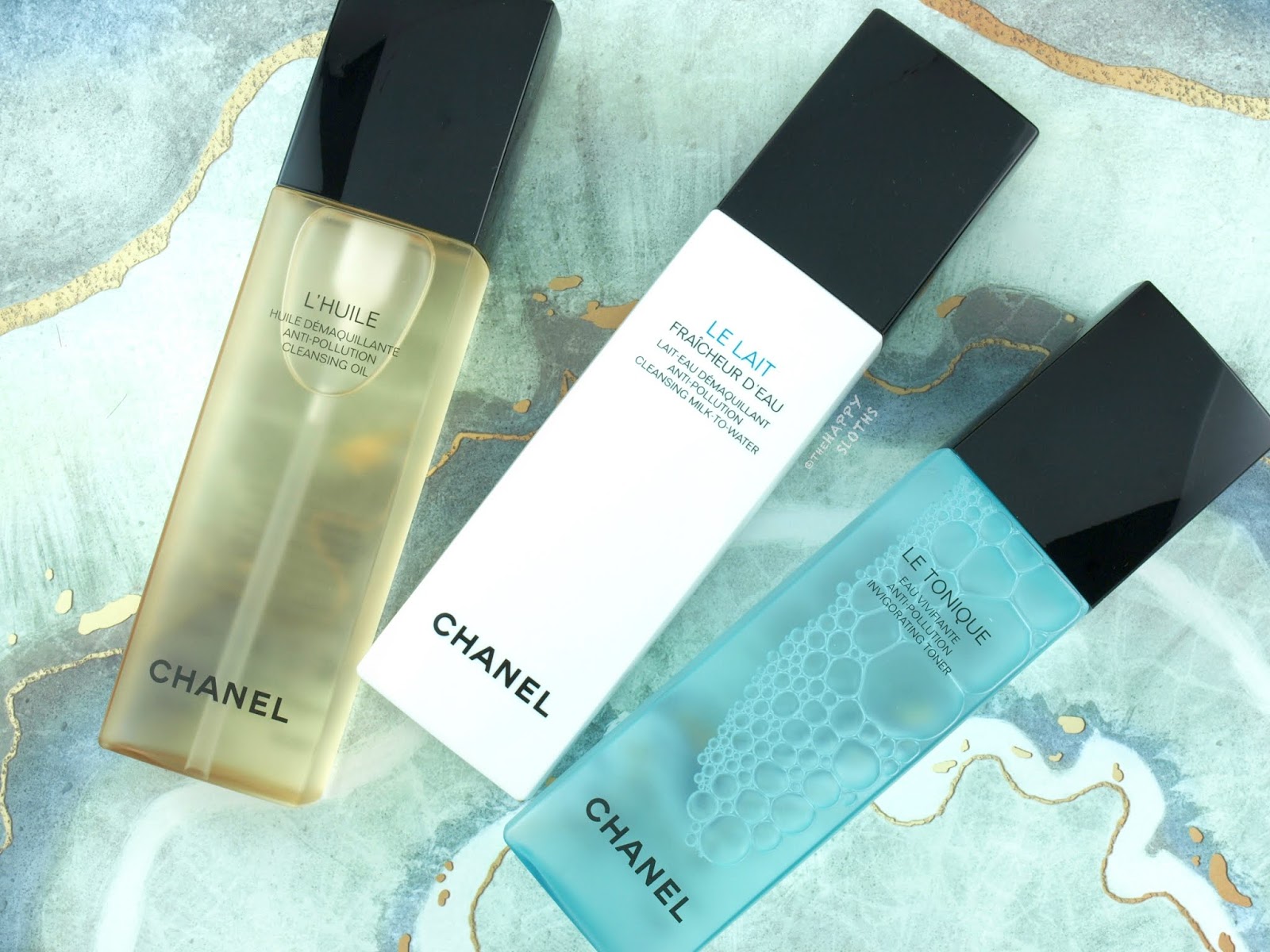 Chanel | L'Huile Cleansing Oil, Le Lait Cleansing Milk-To-Water & Le  Tonique Invigorating Toner: Review | The Happy Sloths: Beauty, Makeup, and  Skincare Blog with Reviews and Swatches
