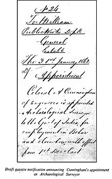 NAKARAJAN SIR ALEXANDER CUNNINGHAM ARCHAELOGIST BORN 1814,JANUARY 23