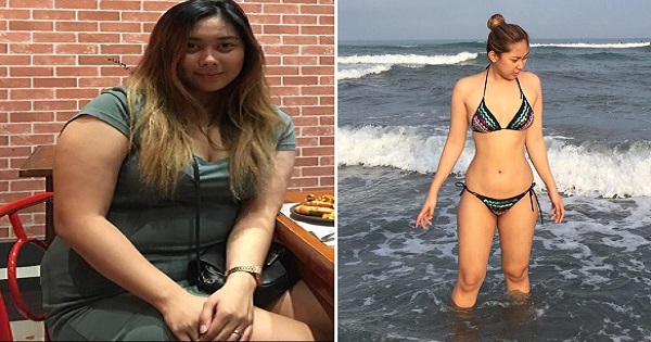 Pamela Cruz shared her weight-loss journey on Facebook
