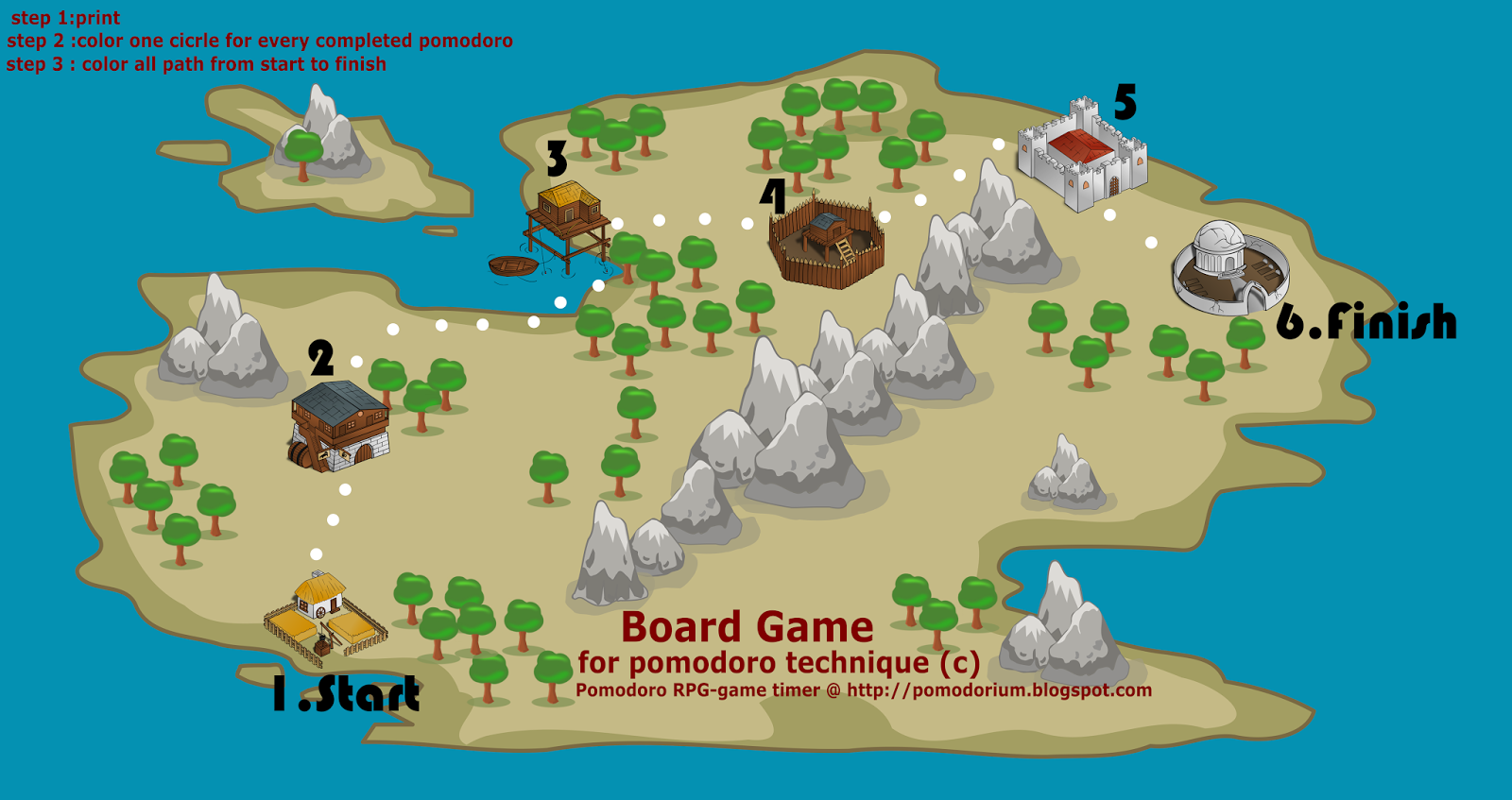 printable pomodoro technique work game