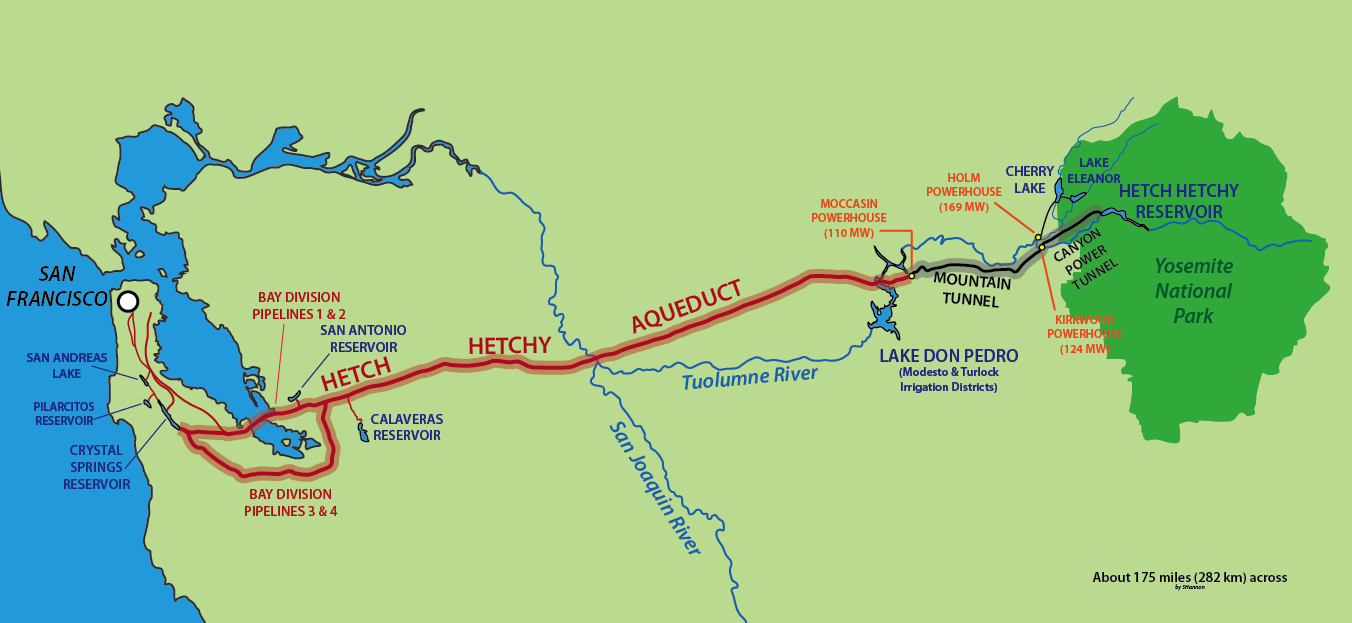 the dam and reservoir are the centerpiece of the hetch hetchy project which in 1934 began to deliver water 167 miles west to san francisco and its client the dam and reservoir are the centerpiece of the hetch hetchy project which in 1934 began to deliver water 167 miles west to san francisco and its client