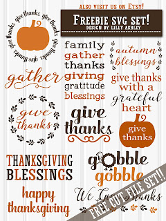 Make It Create Free Cut Files And Printables Free Thanksgiving Svg Set