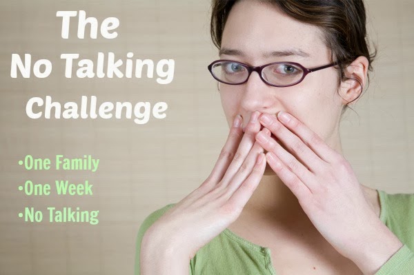 Talking Challenge Life With 4 Boys: The Week-Long No Talking Challenge