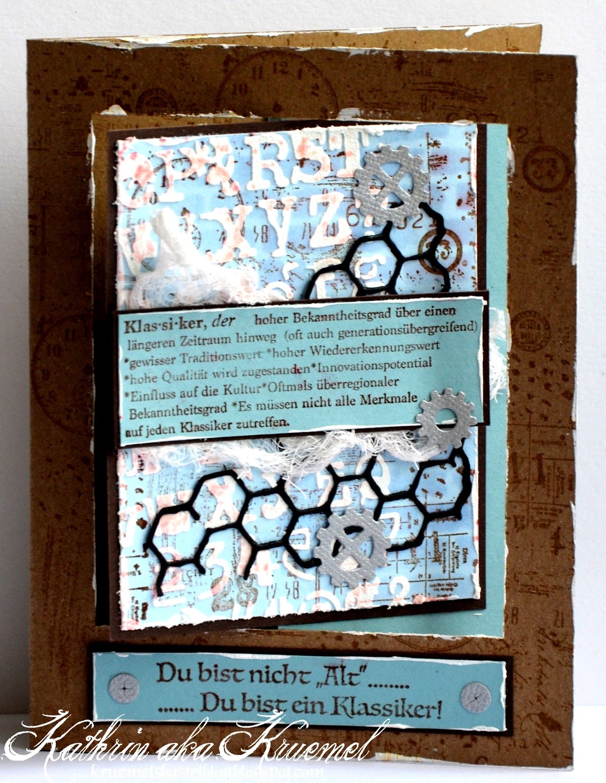 Kruemels Bastel Blog Eine Geburtstagskarte Fur Manner