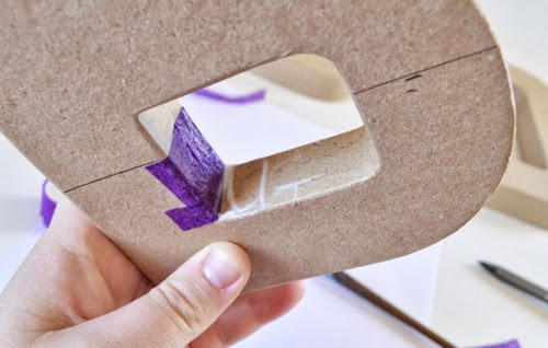 Cardboard Letter H