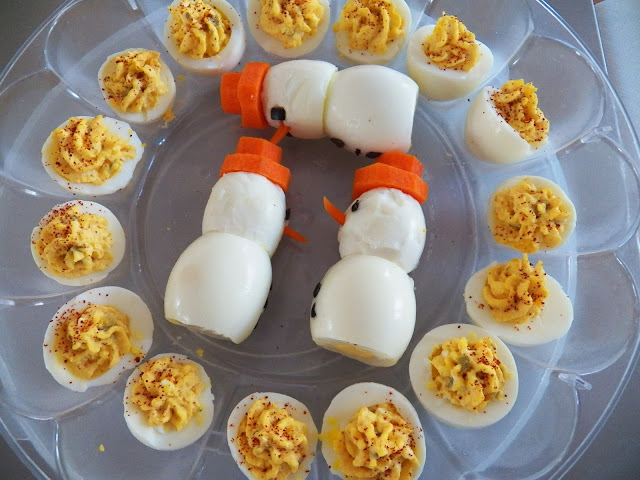 Snowmen and Deviled Eggs