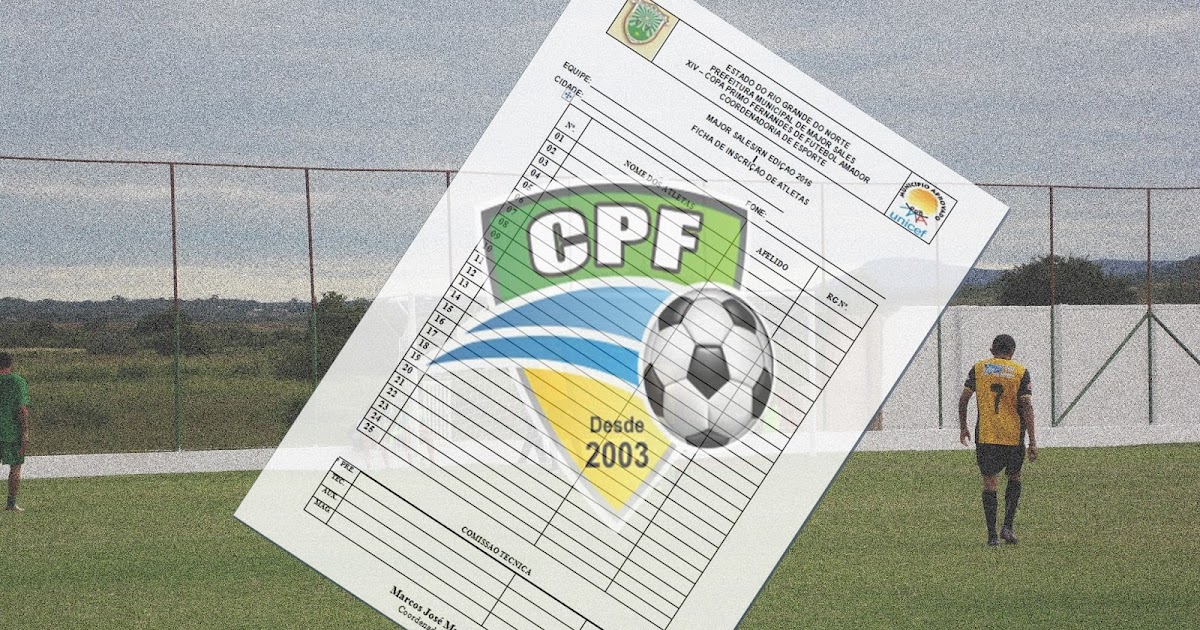 Exemplo De Ficha De Inscriçao De Equipes Em Um Campeonato