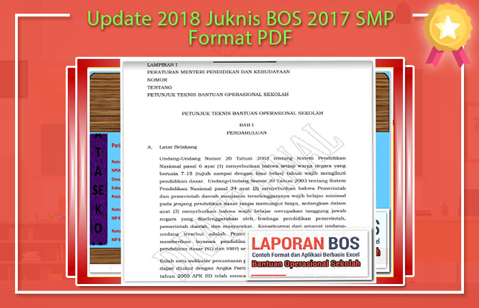 Update 2018 Juknis BOS 2017 SMP Format PDF Juknis BOS 2017 SMP