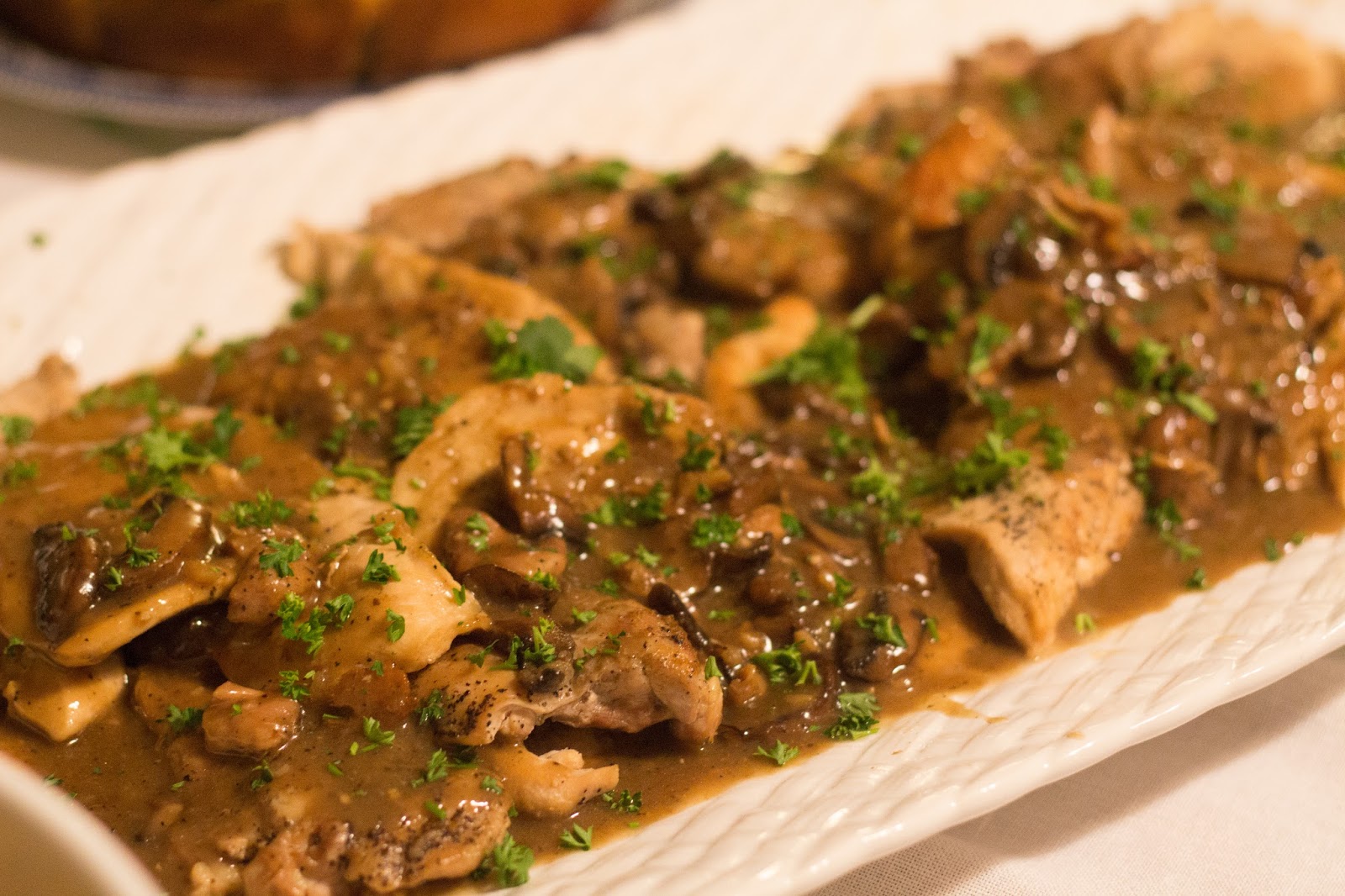 The Food Gospel According To Ruth One Skillet Chicken With Garlicky Mushroom Cream Sauce