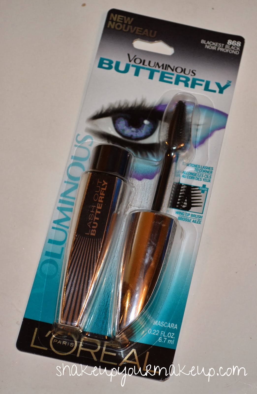 L'Oreal Voluminous Butterfly Mascara in Blackest Black - Shakeup Your ...