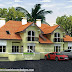 French style sloping roof house architecture