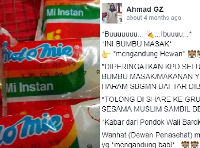 Heboh Bumbu Masak Sampai Indomie Mengandung Babi, Begini Fakta Sebenarnya