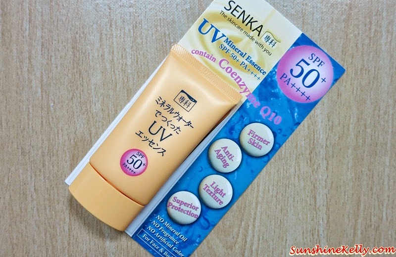 Senka Mineral UV Essence SPF50+ PA++++, Senka Malaysia, Senka, Sunblock, Anti Aging Sunblock