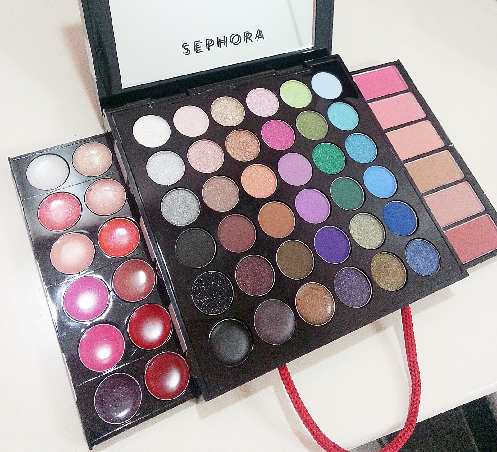 littlechillipadi Sephora Medium Shopping Bag Makeup Palette & Sephora