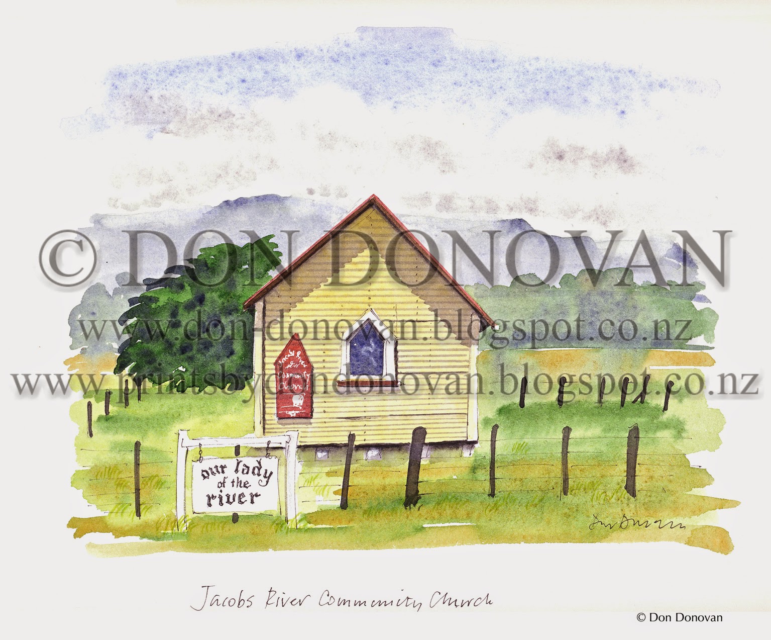 Don Donovan's World Prints For Sale Our Lady of the River, Jacobs