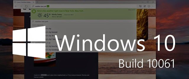 Windows 10 Pro Build 10061